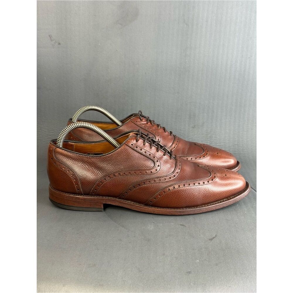 Allen Edmonds McClain Chilli Pebbled Oxford Shoes men’s size 8.5